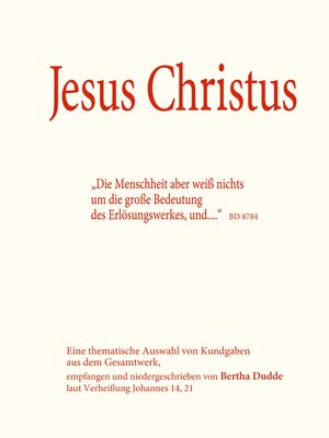 cover image of Buch Jesus Christus